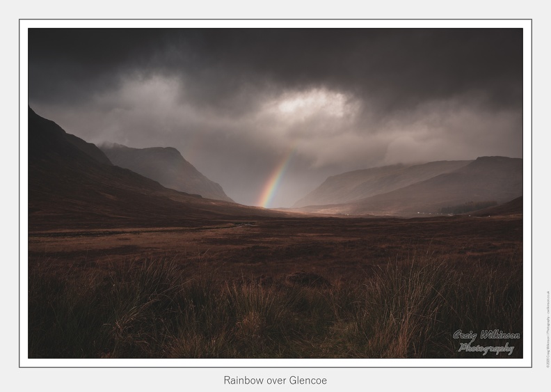 Rainbow over Glencoe - October 25, 2020 - 01