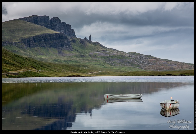 01-Boats on Loch Fada, with Storr in the distance. - (5760 x 3840)