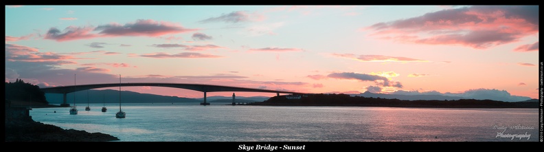 01-Skye Bridge - Sunset - (13565 x 4112)