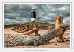Spurn Point Groins & Lighthouse, 2011