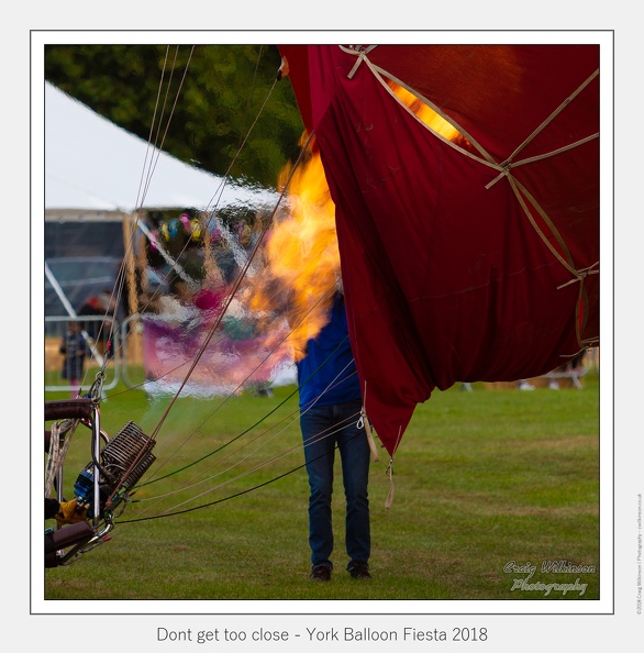Dont get too close - York Balloon Fiesta 2018