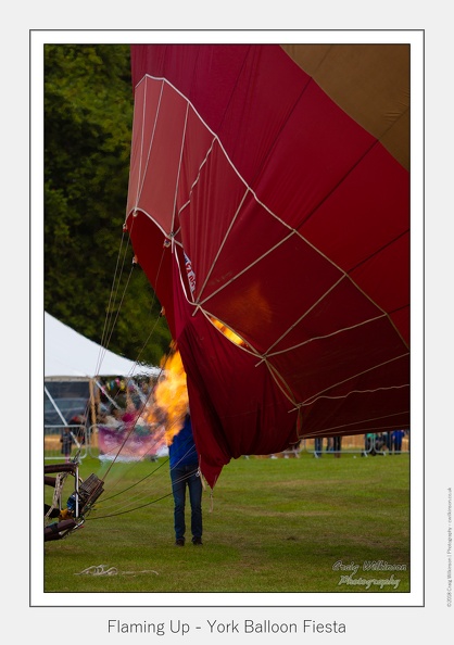 Flaming Up - York Balloon Fiesta