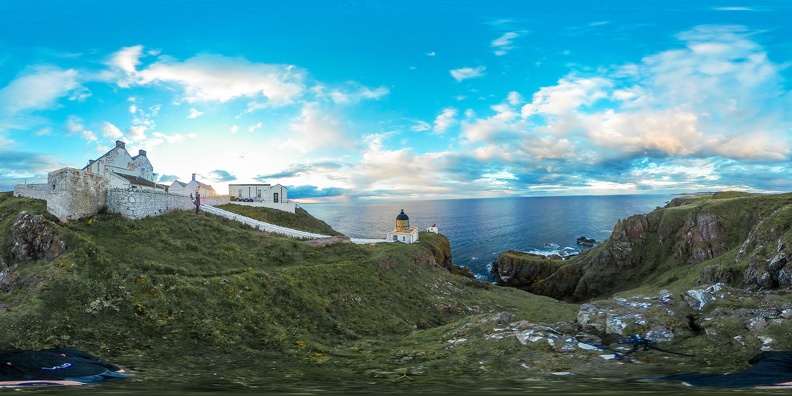 St Abbs Lighthouse 360 - Samsung Gear 360