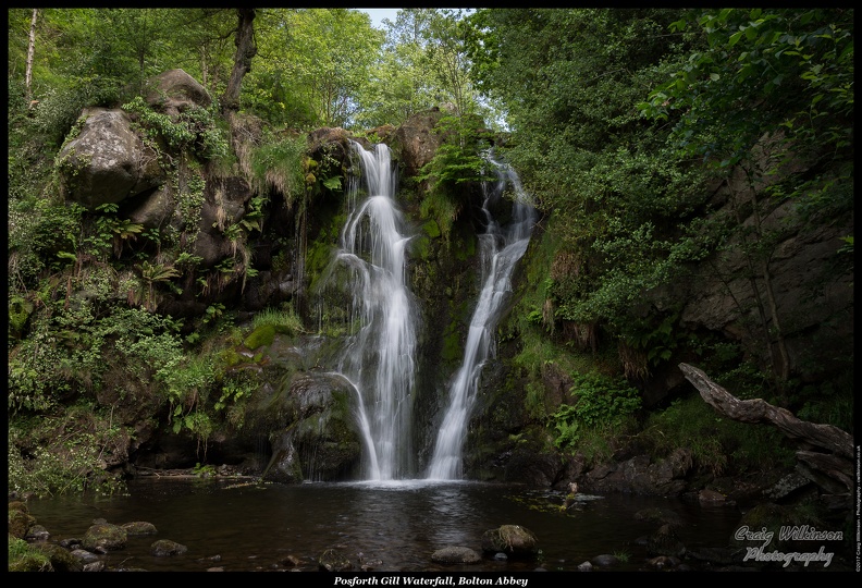 Posforth Gill Waterfall, Bolton Abbey