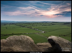 Sunset from Almscliffe Crag