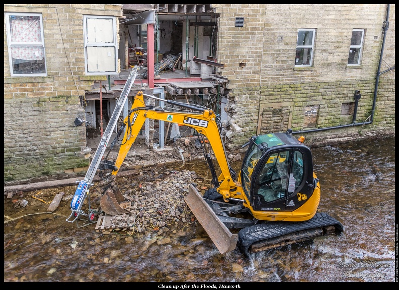 Clean up Afer the Floods, Haworth