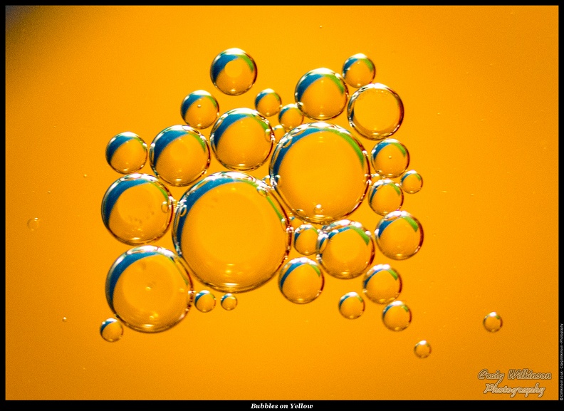 Bubbles on Yellow