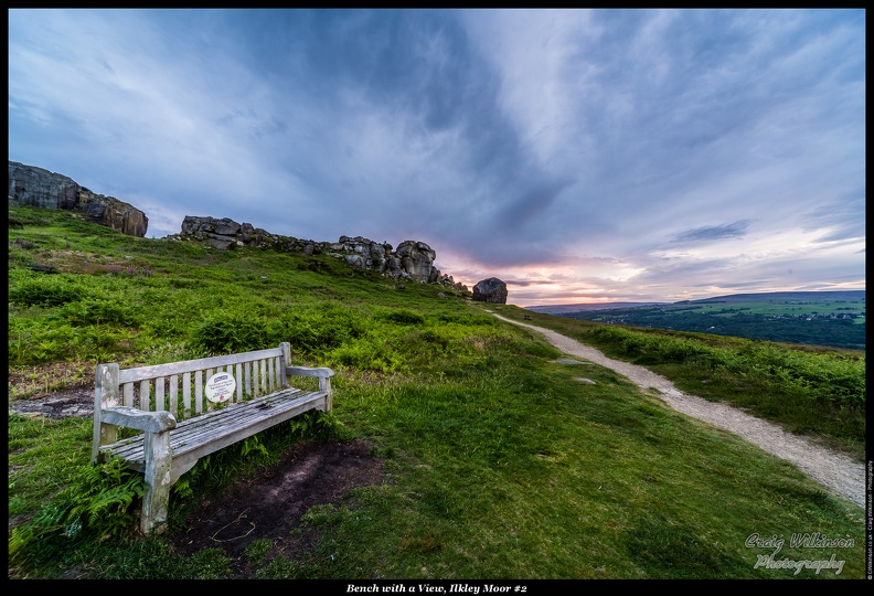 Bench with a View, Ilkley Moor #2