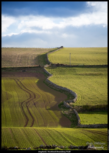 England / Scotland Boundary Wall