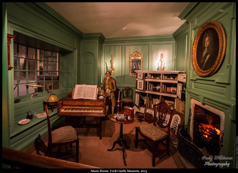 Music Room, York Castle Museum, 2015