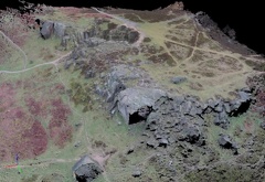 Cow and Calf, Ilkley Moor. 3D Aerial Mapping - Video