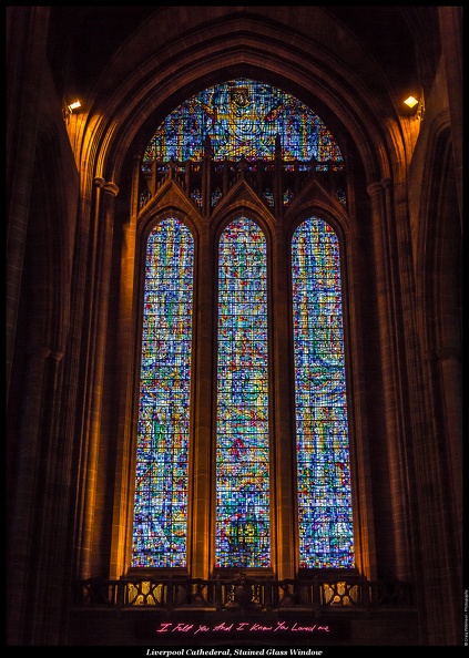 Liverpool Cathederal, Stained Glass Window