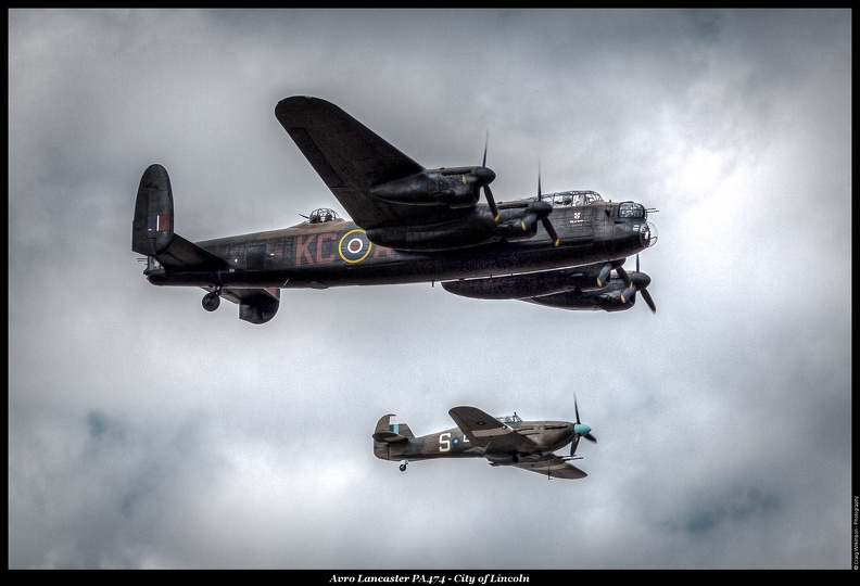 Avro Lancaster PA474 - City of Lincoln & Hurricane