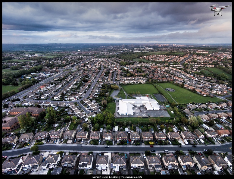 Aerial View Looking Towards Leeds