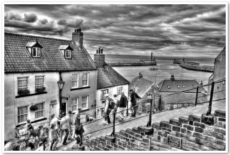 Whitby Harbour - 199 Steps