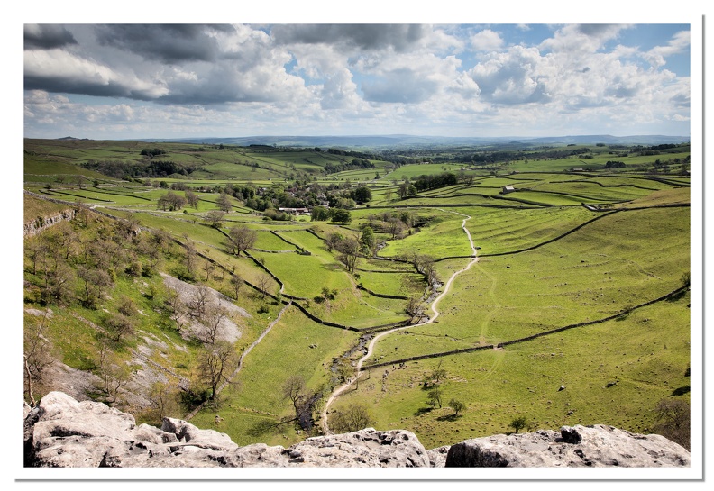View from Malham Cove - Hires