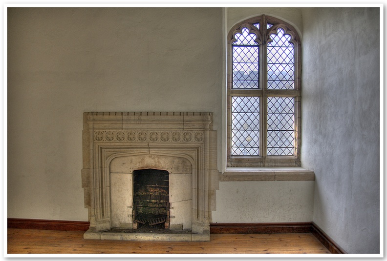 Fireplace & Window